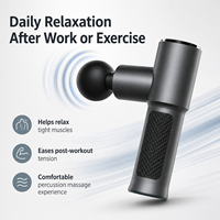 Nouveau mini pistolet de massage rotatif robotisé PRO Percussion Logo pour les muscles du visage et du corps, massage profond des tissus