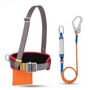 สายรัดช่างไฟฟ้าสำหรับปีนเขากลางแจ้งความสูงสูงเพื่อความปลอดภัยในการทำงานป้องกันตกสำหรับงานนั่งร้านและก่อสร้าง - Product Image 5