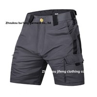 Nouveauté - Shorts de travail unisexes multi-poches camouflage tactique style chasse, résistants aux rayures, respirants, synthétiques