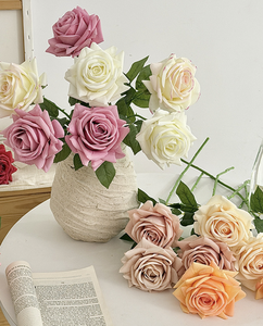 Rose Artificiali Turche a Stelo Singolo di Alta Qualità, Effetto Realistico, Stile Naturale per Matrimoni, Ringraziamento, Lauree, San Valentino - Product Image 5