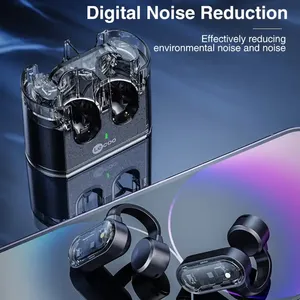 Earphone & Headphone TWS Peredam Kebisingan EW318, <span class=keywords><strong>Headset</strong></span> Jepit Telinga Terbuka, Earphone Bluetooth Jepit Telinga, Earbud Nirkabel ANC - Product Image 5