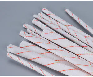 2715 огнестойкая силиконовая Стекловолоконная втулка 1,5 кВ ПВХ термостойкий резиновый стеклянный материал для высоких температур - Product Image 3