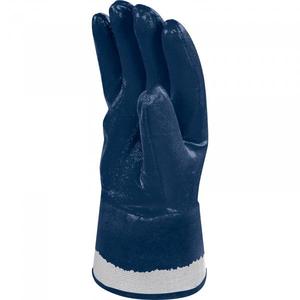 DELTA PLUS - NI17509 Gant nitrile bleu entièrement enduit avec manchette en tissu de 6 cm (multi-pack) - EAN 3295249044008 GLOVES - Product Image 2
