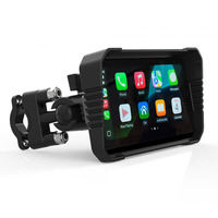 Écran de moniteur sans fil Carplay Auto GPS étanche Airplay/Android Cast/EQ/BT avec portable sans fil pour moto Carplay