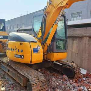 Excavadora de orugas pequeña Komatsu PC78 usada de 7 toneladas, maquinaria hidráulica de construcción, excavadora de <span class=keywords><strong>segunda</strong></span> <span class=keywords><strong>mano</strong></span> para uso doméstico - Product Image 2