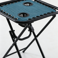 Table de camping extérieure moderne pliable, légère, durable, avec plateau en fer, hauteur réglable et imperméable – Prix de gros
