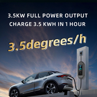 Nouvelle station de recharge pour véhicules électriques 16-32A 7 kW Type 1 Chargeur EV portable