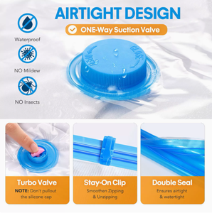 Sacchetto <span class=keywords><strong>Sottovuoto</strong></span> G-Custom in Plastica Resistente, Grande Capacità, Multiuso, per Organizzazione Vestiti, Viaggi e Stoccaggio Domestico - Product Image 4