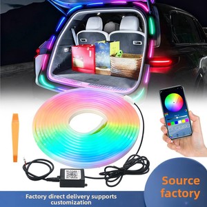 Éclairage de coffre de voiture OLIVER transfrontalier, éclairage d'ambiance de hayon de SUV à détection automatique, <span class=keywords><strong>bande</strong></span> lumineuse <span class=keywords><strong>LED</strong></span> <span class=keywords><strong>12V</strong></span> pour <span class=keywords><strong>camping</strong></span> extérieur - Product Image 4