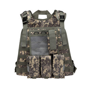 Chenhao Light Weight Tactical <strong>Vest</strong> <strong>Black</strong> Tactical Body <strong>Plate</strong> <strong>Vest</strong> Adjustable Breathable Weighted <strong>Vest</strong> for Hunting Training Game - Product Image 1