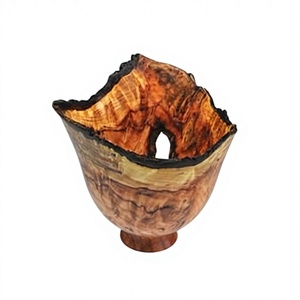 Bol de service vintage en acacia poli, durable, pour mariage et réceptions, écologique, qualité supérieure, prix de gros très avantageux - Product Image 6