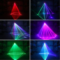 Mini laser DJ Disco DMX512 500mW RGB pour mariage, spectacle, fête, club, éclairage de scène