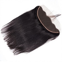 Tersedia 4x4 13x4 360 untuk Closure; Rambut Ikal Transparan Pre-Colored Bulk Wave yang Dapat Diperm
