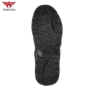 YAKEDA – bottes de randonnée antidérapantes pour homme, chaussures de <span class=keywords><strong>Combat</strong></span> pour l'entraînement en plein air, en cuir suédé, <span class=keywords><strong>Beige</strong></span>, noir - Product Image 4