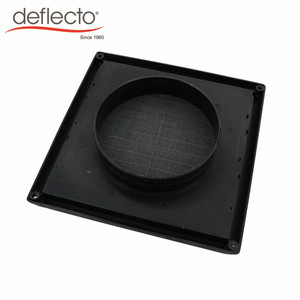 China Factory 4 5 6 8 Inch Square White <strong>Black</strong> PP Louver <strong>Vent</strong> Hood Air Return Cover, Dryer Bathroom Exhaust <strong>Vent</strong> - Product Image 6