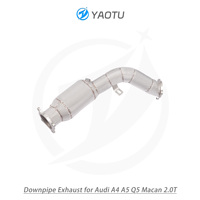 Convertisseur catalytique en acier inoxydable YT, tuyau d'échappement adapté à Audi A4 A5 Q5 2.0T