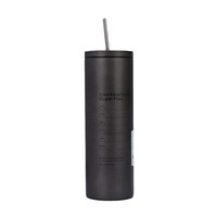 Thermos sous vide de style américain en acier inoxydable 304, tasse à café glacé et latte avec paille, tasse portable pour voiture