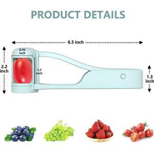 Cortador de Tomates y Uvas de Plástico con Logotipo Personalizado, Separador de Frutas Frescas para Uso Doméstico, Herramienta para Evitar que <span class=keywords><strong>los</strong></span> Niños se Ahoguen - Product Image 2