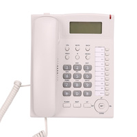 Téléphone de bureau de haute qualité ligne Audio HD téléphone filaire identification de l'appelant téléphone d'affaires Premium pour une utilisation au bureau