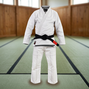 Uniformes de BJJ blancs en polyester/coton unisexe pour adultes, modèle Bhutta Enterprises BE-3002 - Product Image 2