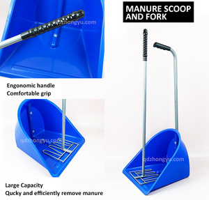 Recogedor de estiércol ergonómico Horse Stable Mate con mango metálico y rastrillo - Nuevo - Product Image 2