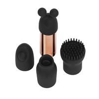 Kit de stimulation aphrodisiaque haut de gamme, rechargeable par USB, étanche IPX7, masseur personnel, 4 accessoires interchangeables, 10 fréquences