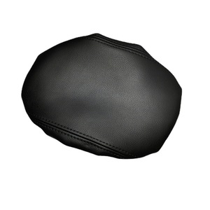 Volkswagen Golf 7 Armrest Cover 2014-2020 <b>Black</b> Leather Red Stitching Center <b>Console</b> Protection - Product Image 3