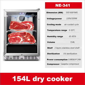 Réfrigérateur domestique à affichage Dri Age Réfrigérateur à steak à viande avec compresseur de bœuf - Product Image 4