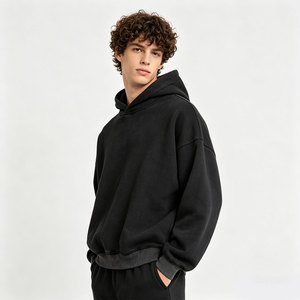 AMCLEVER 2026 Felpe da Uomo: <span class=keywords><strong>Felpa</strong></span> Oversize Lavata e Tie-Dye di Tendenza, Vendita all'Ingrosso per Produttori Transfrontalieri - Product Image 3