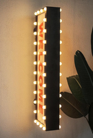 Enseigne lumineuse LED extérieure étanche à peinture givrée, forme rectangulaire, option de suspension, cadre en acrylique, haute luminosité pour la publicité