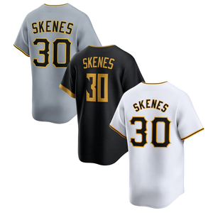 Camiseta de Béisbol Americana Cosida City Connect 2026, 21 <span class=keywords><strong>Roberto</strong></span> Clemente, 30 Paul Skenes, 6 Konnor Griffin, 15 Cruz, 10 Reynolds - Product Image 6