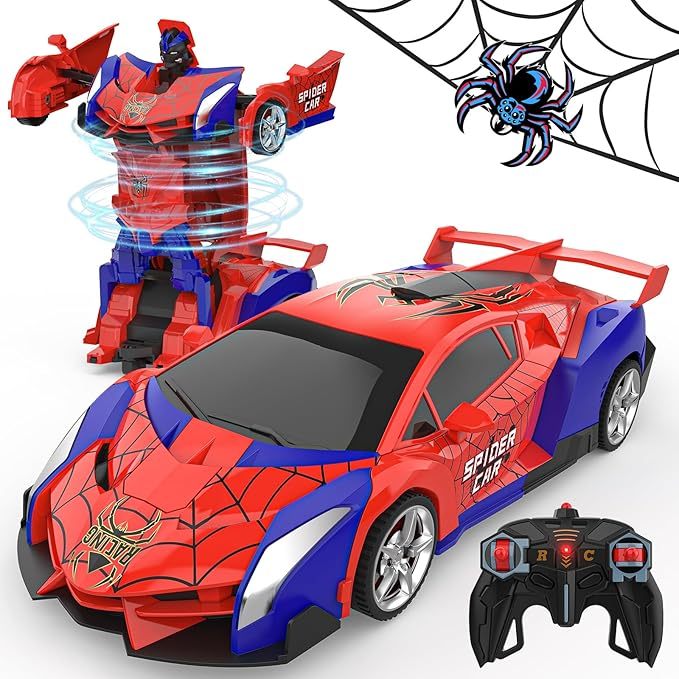 Araignée Télécommandée, Jouet Grimpeuse Murale avec Voiture Stunt 360° Rotation, de Capable - Jeux - Jouets
