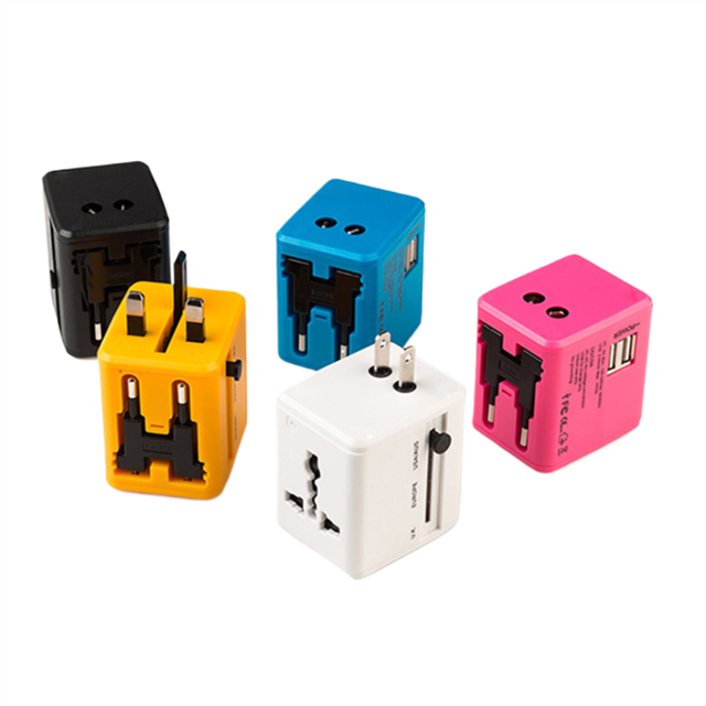 Multifunctional Universal Travel Adapter EU UK US AU AC Power Charger Outlet Converter Socket Plug