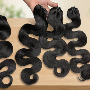 100% Virgin Vietnamese Human Hair – Black Steam <b>Body</b> <b>Wave</b> Extensions | Premium Quality, Long-Lasting <b>Waves</b> - Product Image 4