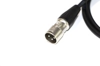 Câble audio XXD 1m XLR DIN/RCA en PVC avec blindage tressé, cuivre nu sans oxygène, mâle-mâle, pour microphone et haut-parleur, résolution 1080p