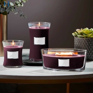 C & H aromaterapia hogar fragancia <span class=keywords><strong>barco</strong></span> forma velas mechas <span class=keywords><strong>de</strong></span> madera velas curativas <span class=keywords><strong>de</strong></span> gran tamaño con tapa <span class=keywords><strong>de</strong></span> madera - Product Image 3