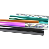 Lot de feuilles d'estampage à chaud PET générique 64cm X 120m pour imprimante laser Para Laminadora Deco feuilles réactives pour toner de papier artisanal