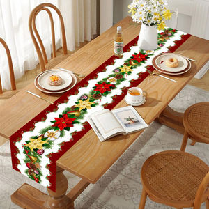 Camino de mesa de papel reutilizable con patrón decorativo para decoraciones de fiestas y eventos Técnicas tejidas - Product Image 2