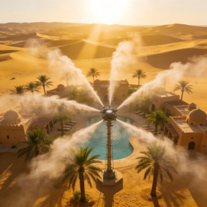 ระบบพ่นหมอกสแตนเลสแรงดันสูงแบบกำหนดเอง พร้อมระบบควบคุมแบบสัมผัส ทนทาน สำหรับระบายความร้อนในรีสอร์ทและภูมิทัศน์ - Product Image 6