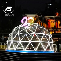 Tente transparente de dôme géodésique ronde claire d'igloo de jardin pour la partie