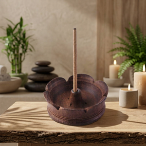 Quemador de Bambú Artesanal para Incienso de Palo Santo en Cuerda y Varillas, con Tallado Artesanal, Ecológico, para Uso Espiritual, Ideal para Regalo - Product Image 3