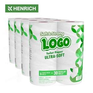 Papel Higiénico Jumbo en Rollo, Pulpa Virgen Suave de 2 Capas, Papel para Baño para Uso en Hoteles y Baños Comerciales - Product Image 4