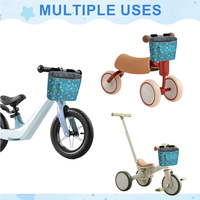 Sac de panier de vélo et de scooter à cadre avant durable imperméable pour enfants sac de guidon de vélo en tissu pour garçons filles