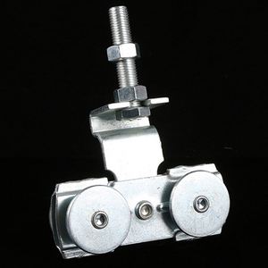 Roue de rideau de camion moderne JINWEI 15MM blanche <span class=keywords><strong>pour</strong></span> <span class=keywords><strong>porte</strong></span> <span class=keywords><strong>coulissante</strong></span>, <span class=keywords><strong>rail</strong></span> de <span class=keywords><strong>porte</strong></span> de grange suspendu, <span class=keywords><strong>chariot</strong></span> à roulettes - Product Image 1