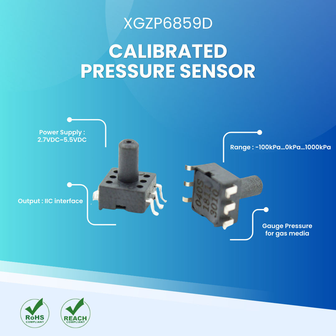 XGZP6859D Digital Vacuum Pressure Sensor - Low Cost Cfsensor