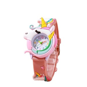 Reloj Infantil para Niña, Diseño de Unicornio, Correa de Silicona, Esfera de Dibujos Animados, Regalo para Niños - Product Image 2