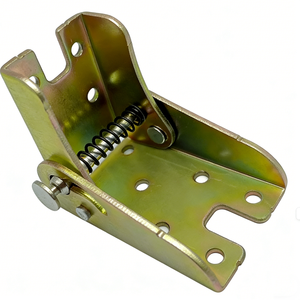 <span class=keywords><strong>Charnière</strong></span> silencieuse <span class=keywords><strong>verrouillable</strong></span> à ressort robuste pour meubles de maison, de bureau et armoires, 68 mm x 40 mm, en acier laminé à froid - Product Image 1