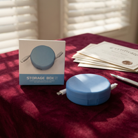 Kit de rangement rotatif pour câbles de charge rapide, style automatique, en plastique, pour cartes cadeaux de Noël, avec logo personnalisable