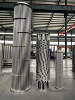 Refroidisseur d'huile hydraulique, échangeur de chaleur à coque et tubes, tubes en cuivre, acier inoxydable, 500 kg, garantie 1 an, origine Chine, pour machines