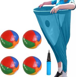 Ensemble de jeu de fête d'Halloween personnalisé « Granny Pants » pour l'extérieur avec balle rebondissante, style amusant, durable, pour réunions de famille et groupes adultes - Product Image 1